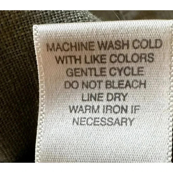 christopher & banks shacket button up long sleeve shirt jacket green size large - Picture 5 of 10